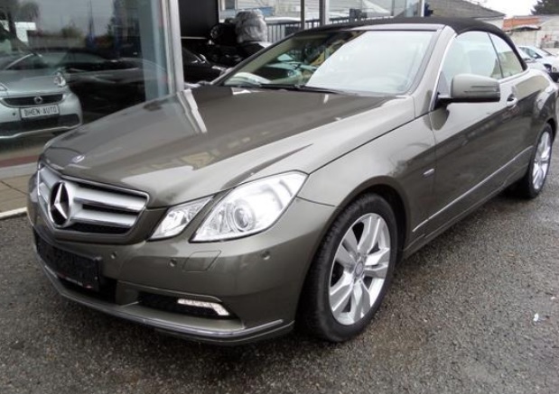 Left hand drive MERCEDES E CLASS E 200 CGI BE CONVERTIBLE